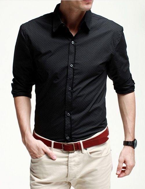 Which should be the best trouser colour for Black shirt for interview
