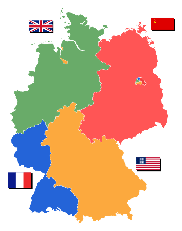 Map Of Germany Divided Into East And West What year did Germany divide into East and West? Quora