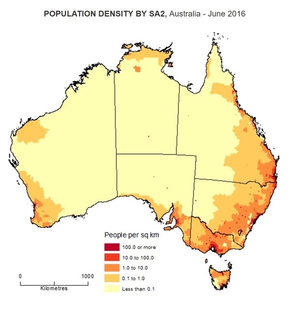 Which part of Australia is uninhabited due to deserts? Quora