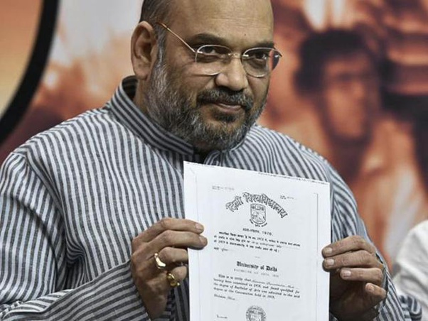 What are the educational qualification of Amit Shah? Quora