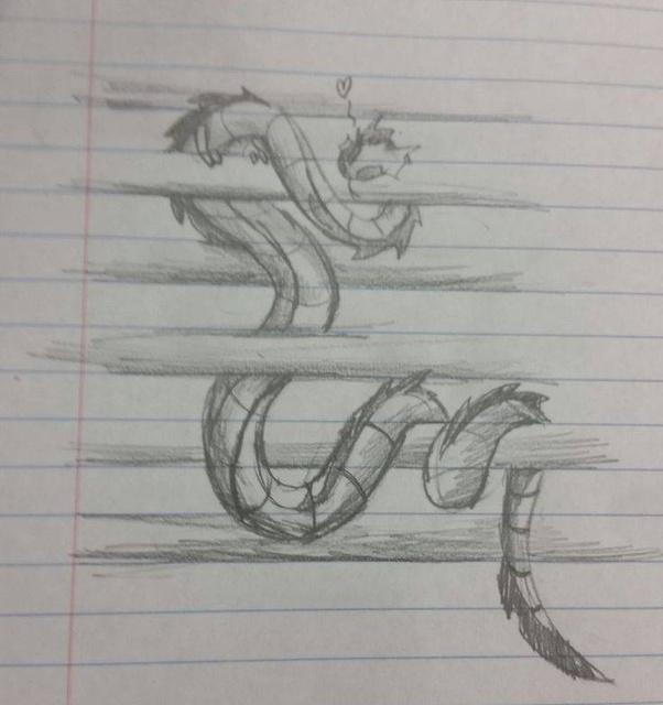 How to draw a snake wrapping around something Quora