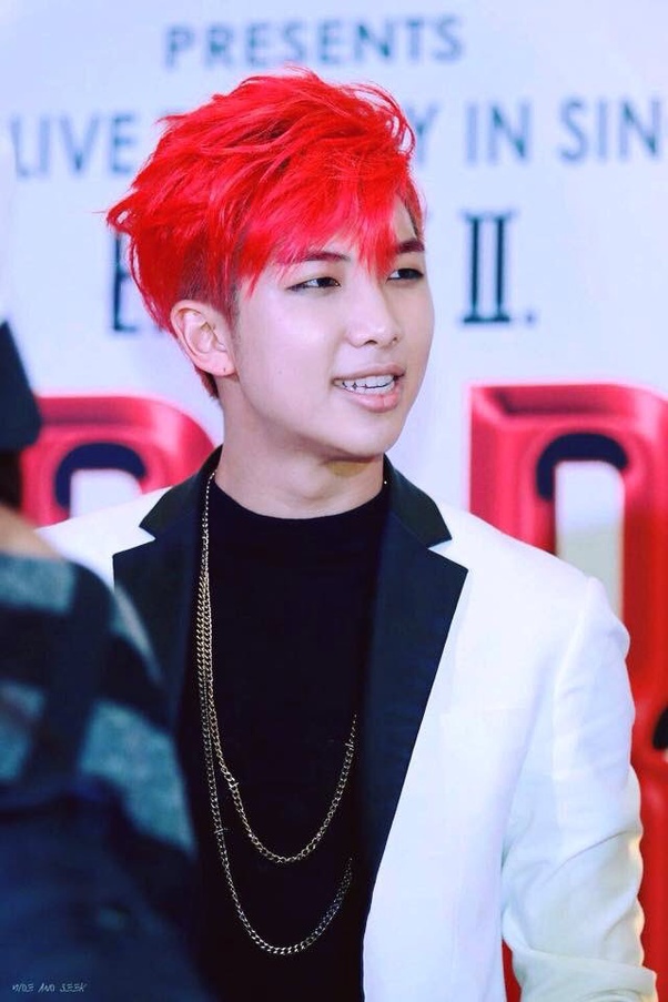 What BTS member looks the best with red hair? Quora