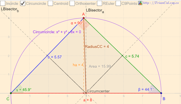 If a triangle has sides √31 , √33, and 8 units, is inscribed in a
