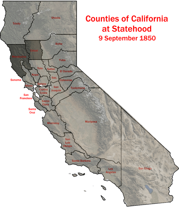 Map Of Northern California Counties imgAbiel