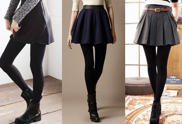 Would you wear skinny jeans under skirts? Quora