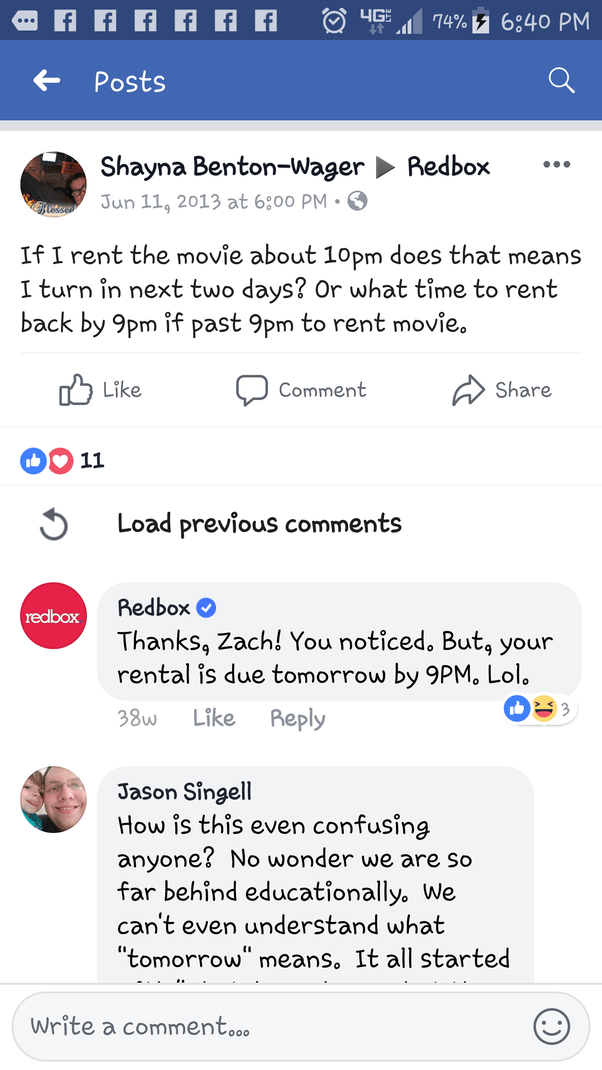 When should I return a Redbox movie if I rent it after 9pm? Quora