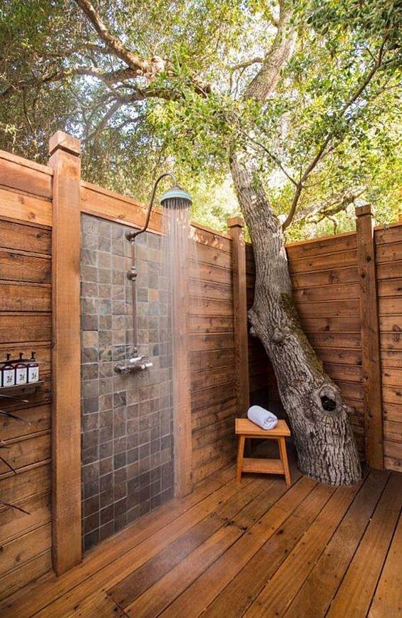 What are some outdoor shower floor ideas? Quora