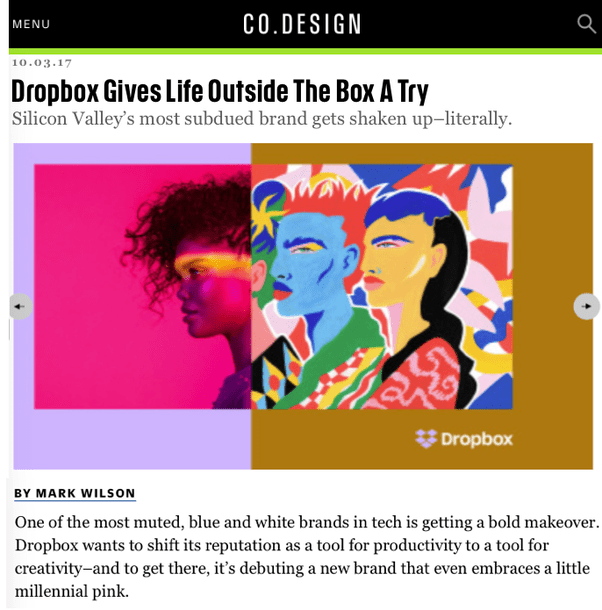 Why did Dropbox just change the colors of their iconic iOS and Android