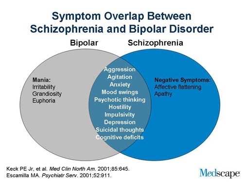 What is the difference between schizoaffective disorder and bipolar
