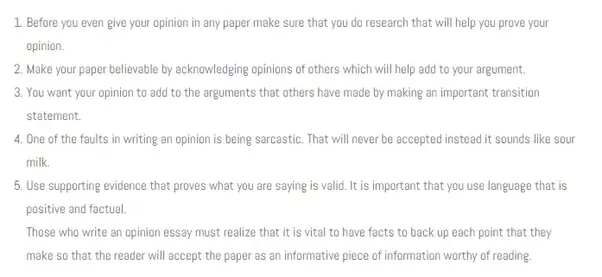 How to write a good personal opinion essay Quora