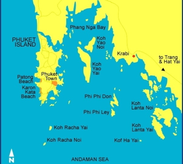 Islands In Thailand Map What are the best islands in Thailand to visit in November? Quora