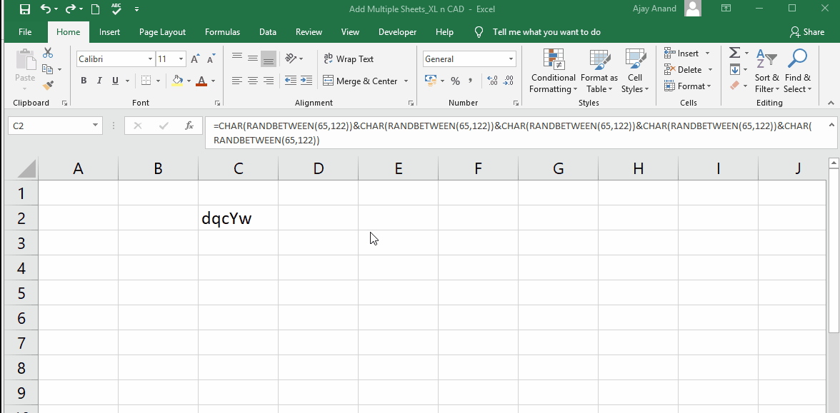 How to randomize data involving a set of columns in Excel Quora
