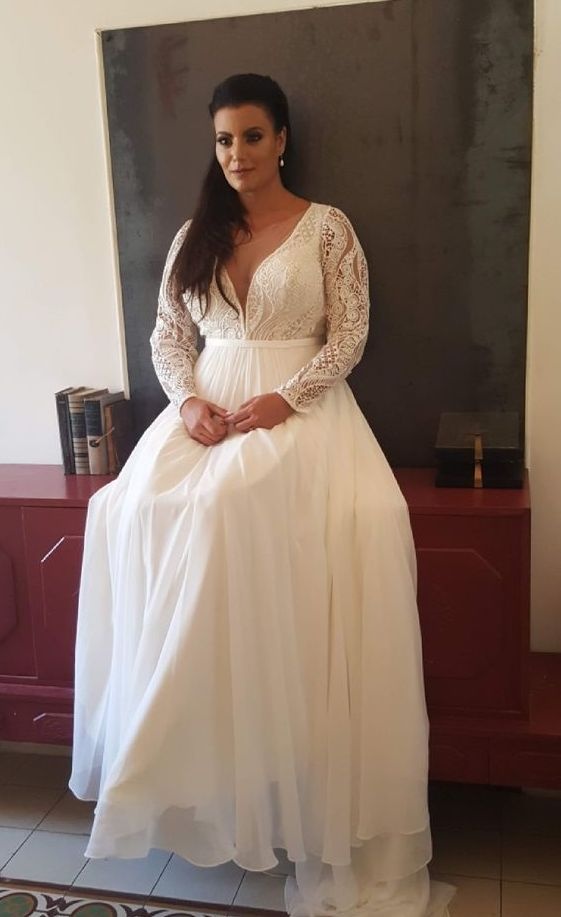 Which dress will suit as a wedding dress for fat girls