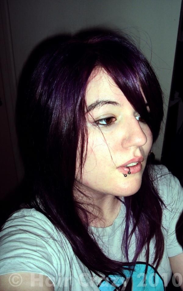If you have dark brown hair can you dye your hair purple