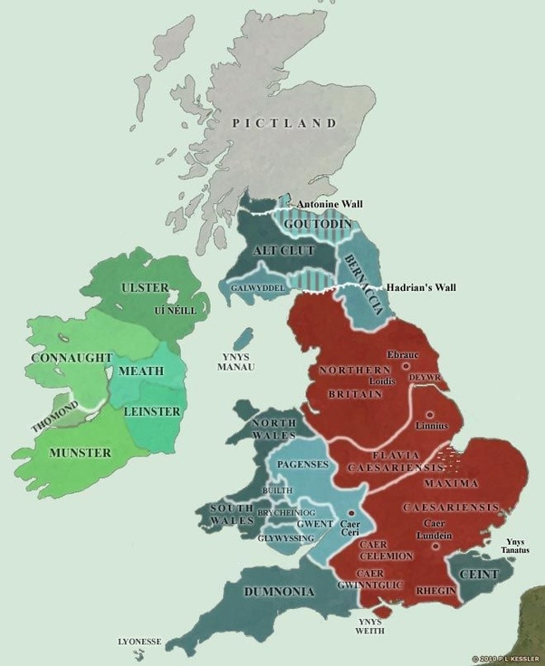 Roman Map Of England What happened when the Roman Empire fell in Britain? How did the