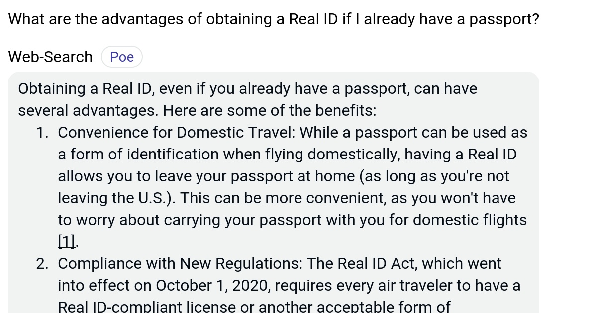 What are the advantages of obtaining a Real ID if I already have a