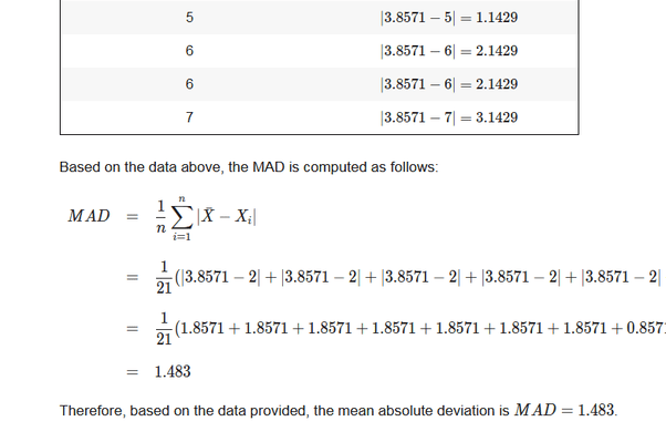 How To Find Average Deviation In Chemistry
