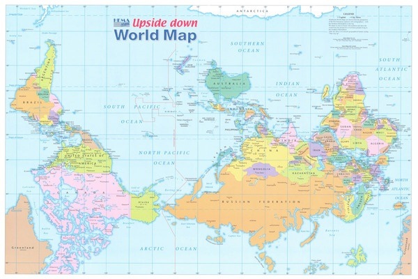 If Australia is the land down under, then is the Northern Hemisphere