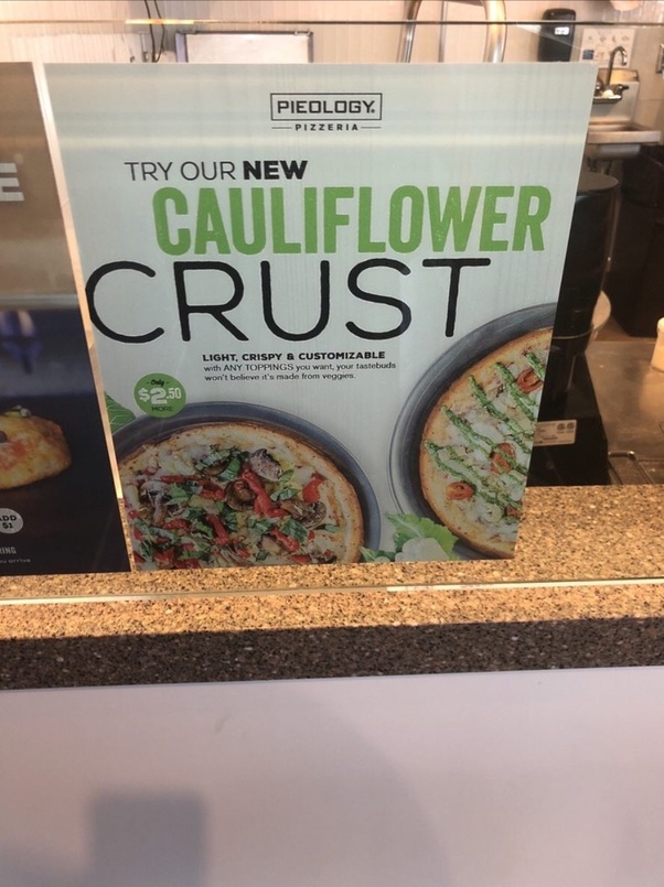 Which restaurant chains offer cauliflower pizza crusts? Quora