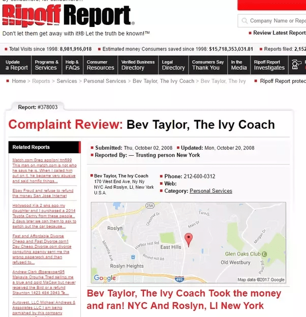 How reliable is the website Ivy Coach? Quora