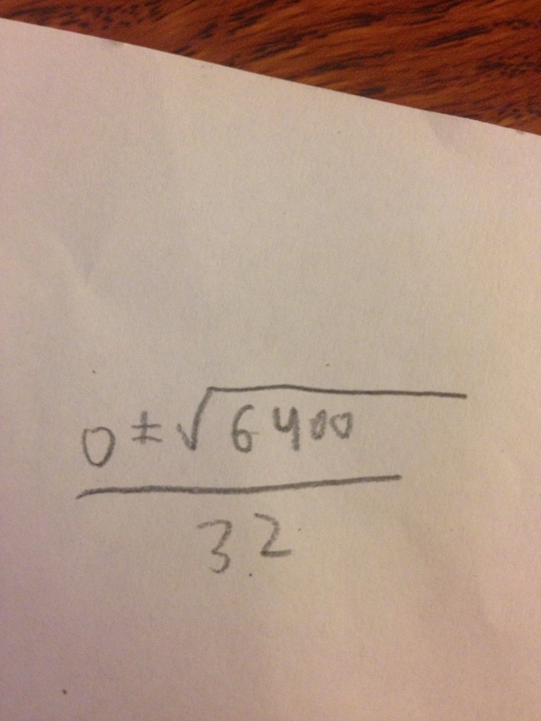 How to solve [math]16n^2 = 100[/math] Quora