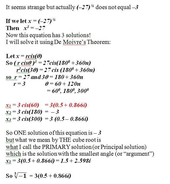 What are the cube roots of 27? Quora
