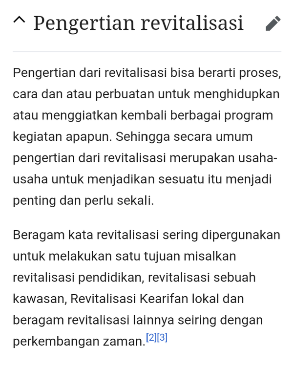 Apa Arti Revitalisasi Dalam Bahasa Indonesia