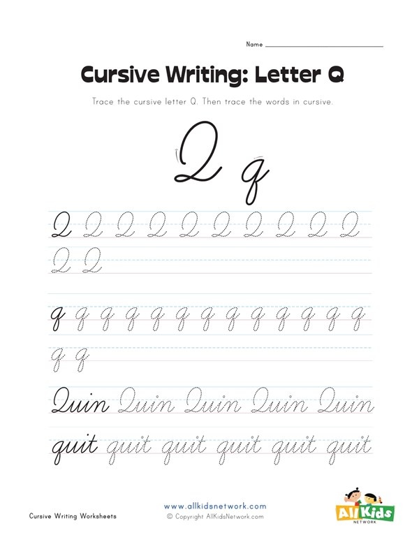 Why do so many cursive letters look so different from their print