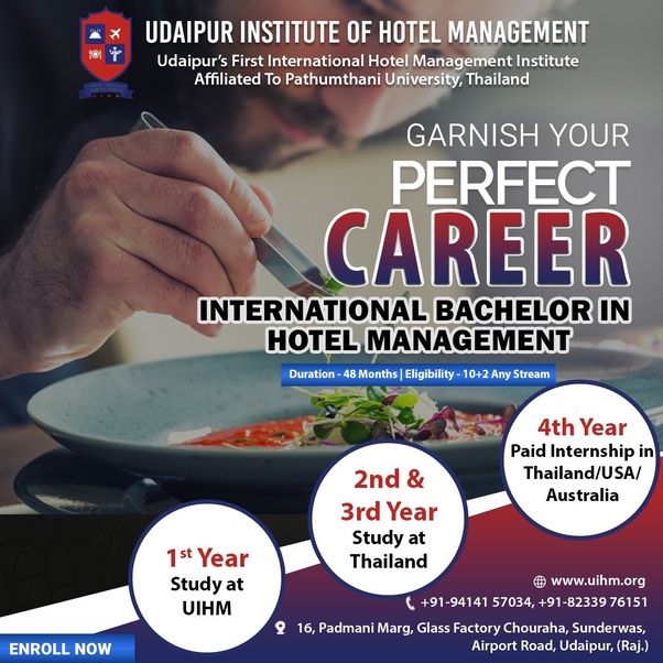 After graduation, how can I take a hotel management course