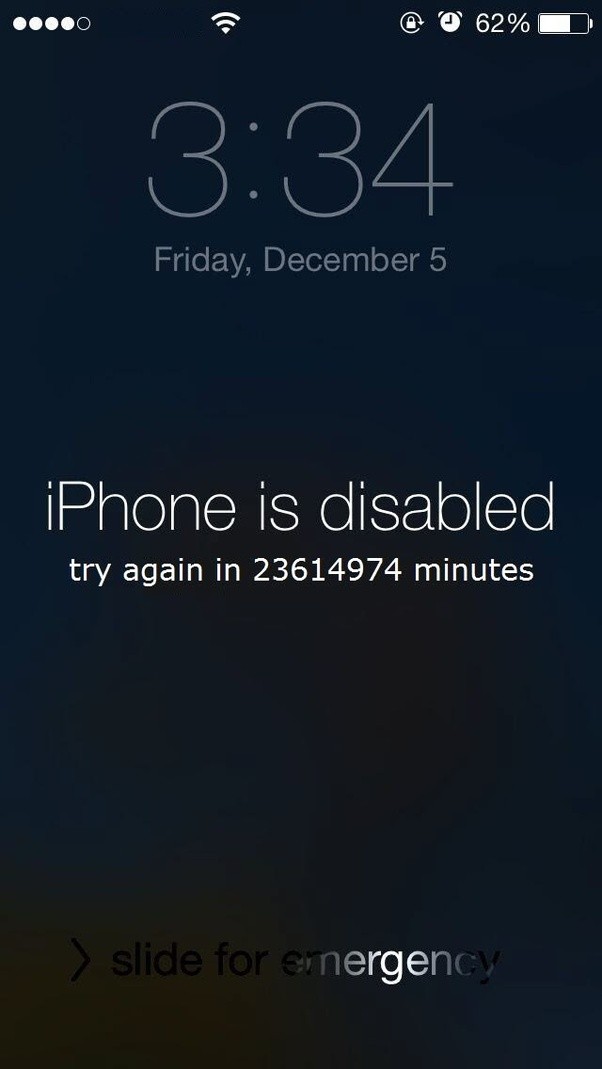 How long can your iPhone be disabled (locked out)? Quora