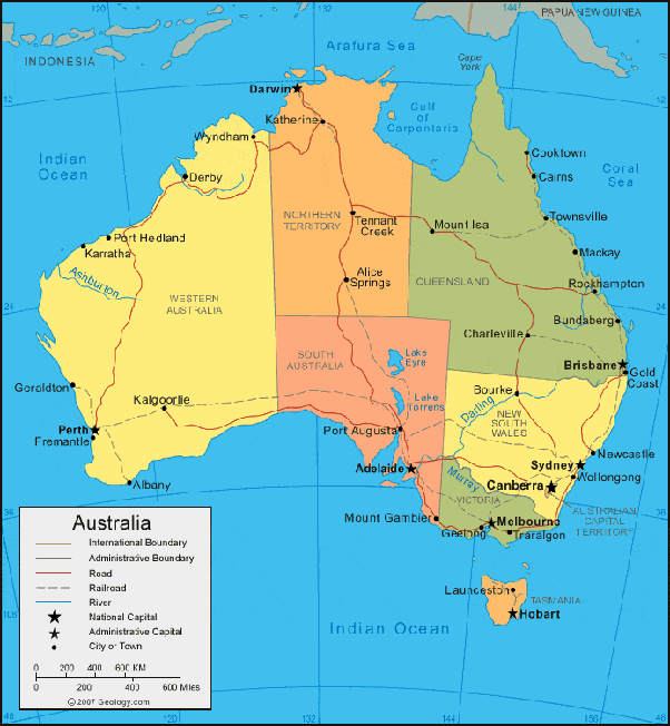 Which Oceans Surround Australia WHICHSF