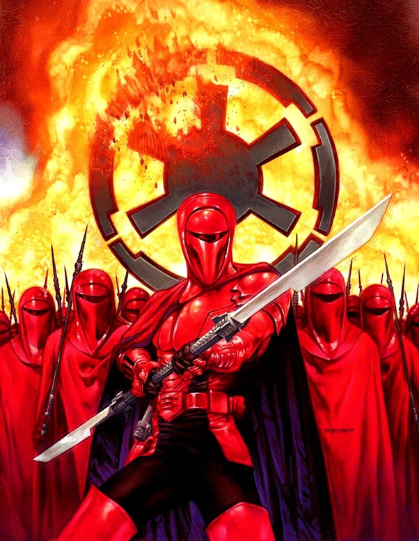 In Star Wars, who are the red stormtroopers that guard
