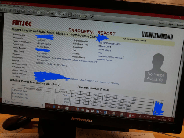 From where can I get my web access code of FIITJEE? Quora