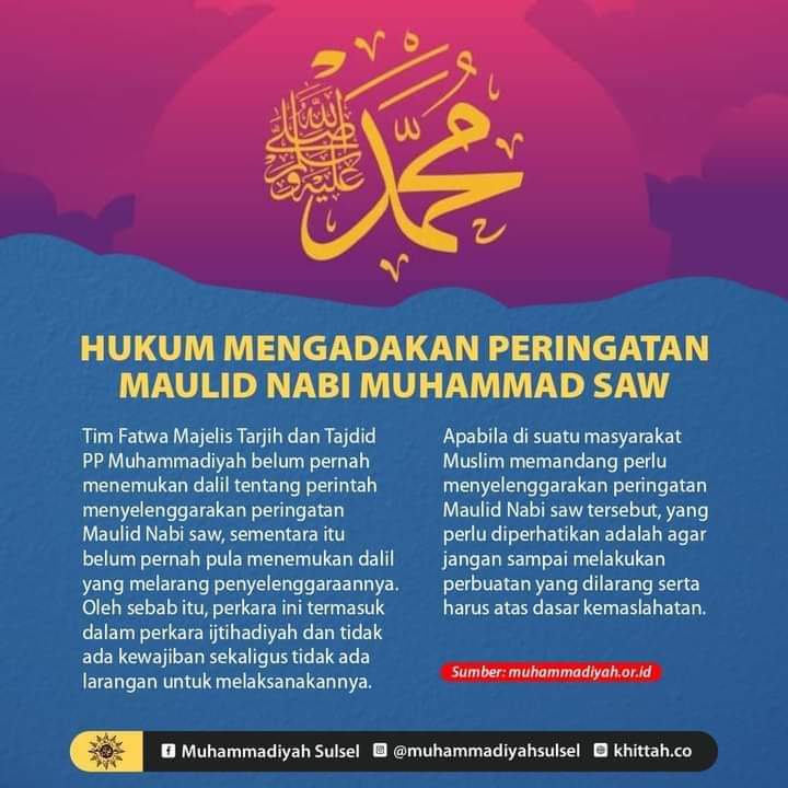Apa alasanmu ikut/tidak ikut serta dalam perayaan Maulid Nabi? - Quora