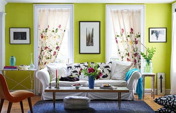 Interior Design Do black eyelet curtains match with lime