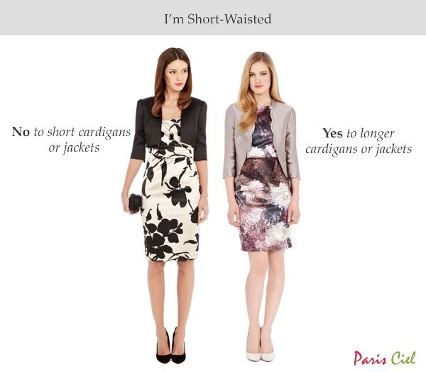 What styles are best to wear if you are shortwaisted and