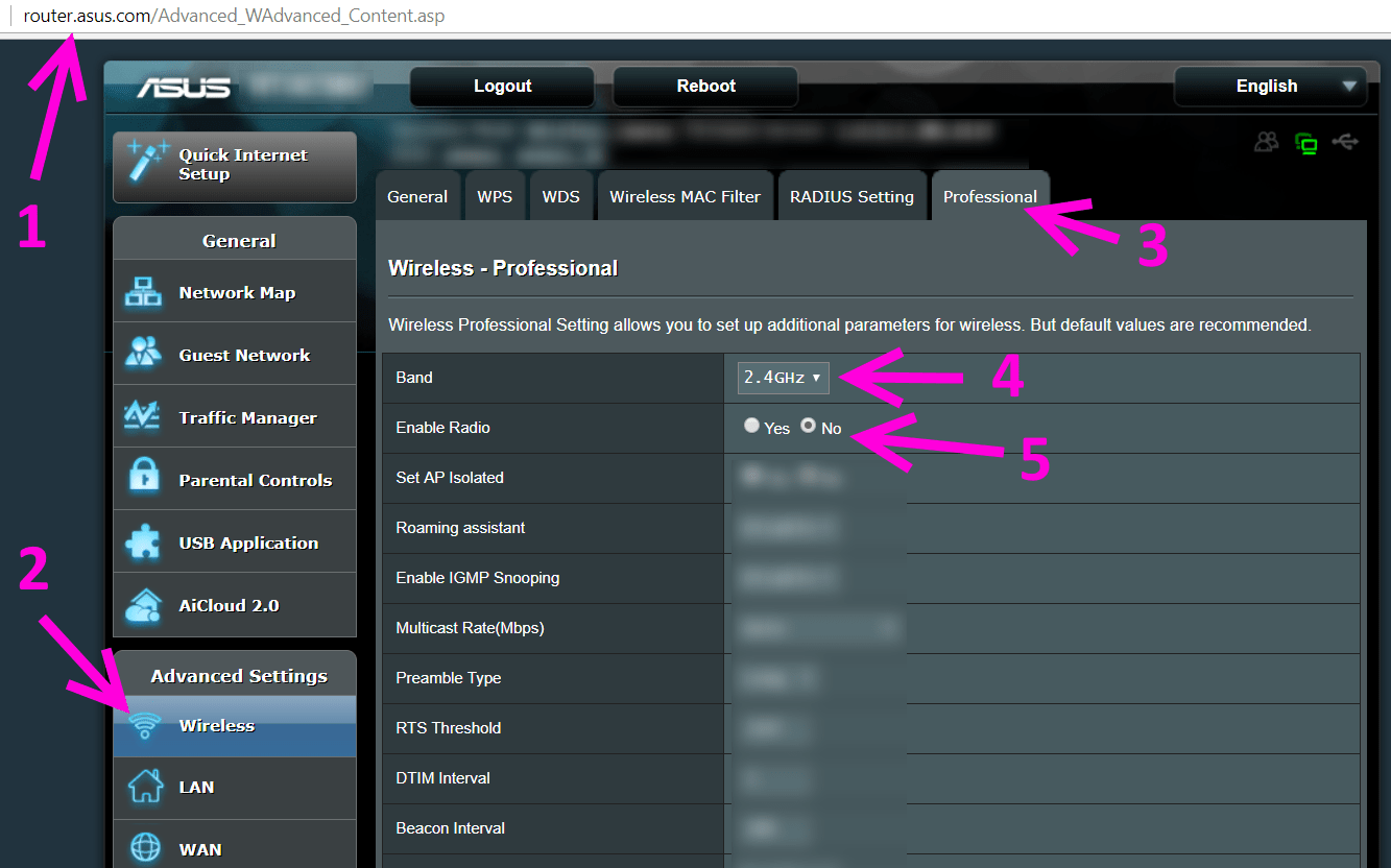 Enable Wireless Router Radio Telegraph