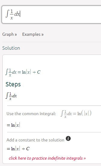 Apa integral dari 1/x dx? - Quora