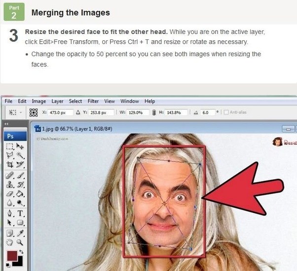 How to edit a face into a picture Quora