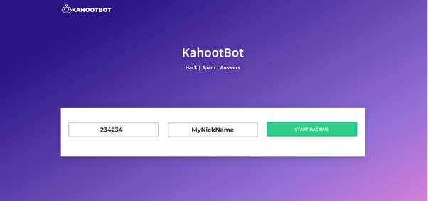 Bot that searches kahoot answers and plays kahoot automatically. How to fill a Kahoot! game with bots - Quora