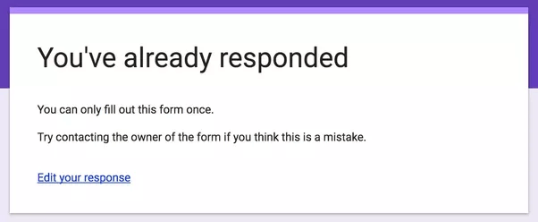 How do contributors edit their responses to an already submitted Google