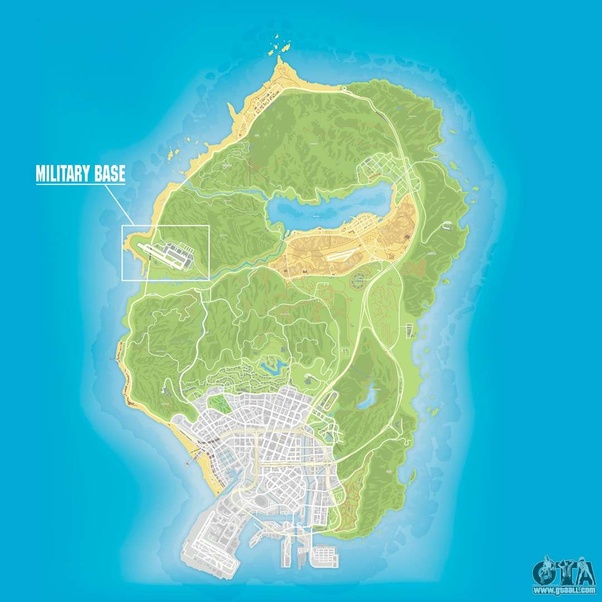 Where is the military base in GTA 5? Quora
