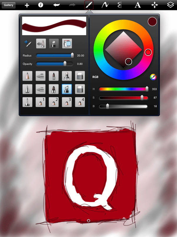 Which is the best distractionfree drawing app for iPad