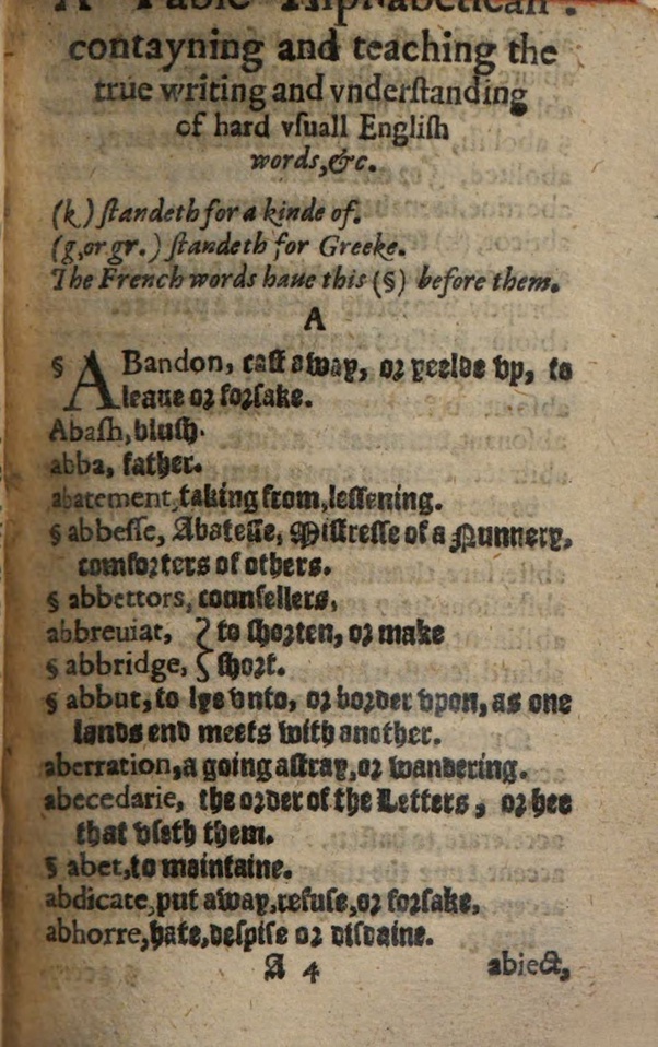 What is the first word in the dictionary? Quora