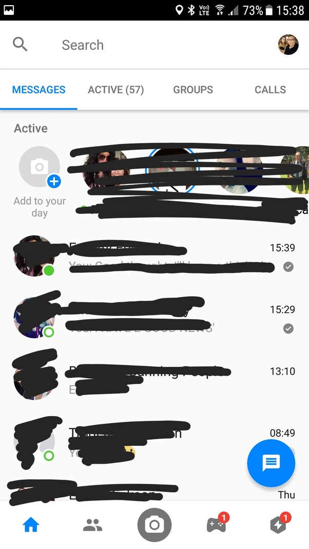 Facebook Messenger Gray Circle With Check Kalimat Blog