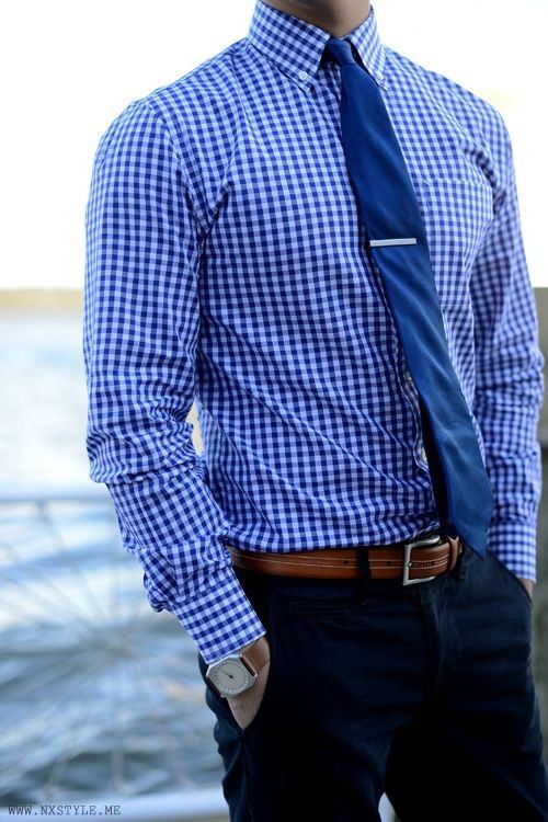 Which color pant matches for dark blue checks shirt? Quora