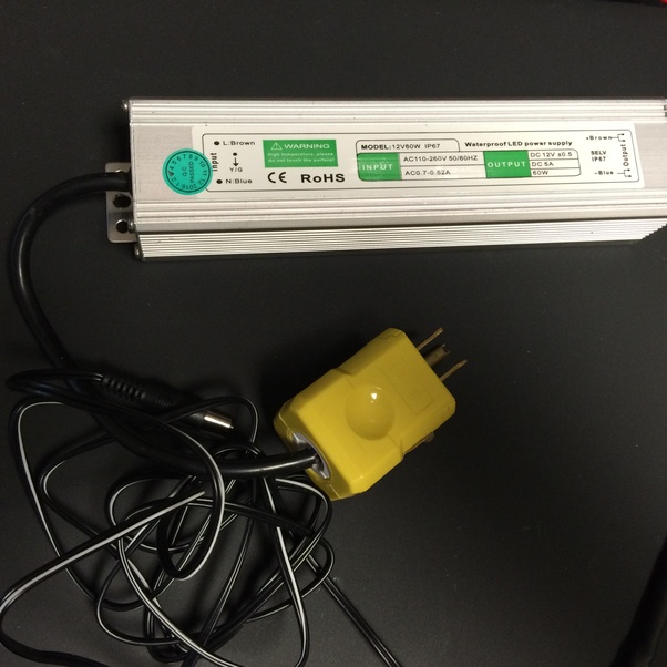 I have a 12dc LED light strip that is connected to raw red and black