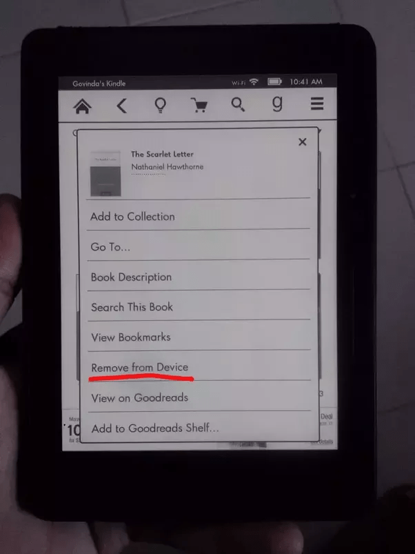 How to remove books from Kindle Quora