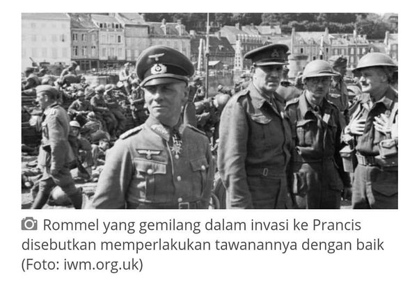 Seperti apa sisi lain jenderal Erwin Rommel? Dan apakah benar tentara  Jerman pada perang dunia kedua itu adalah orang-orang jahat seperti banyak  digambarkan di film? - Quora