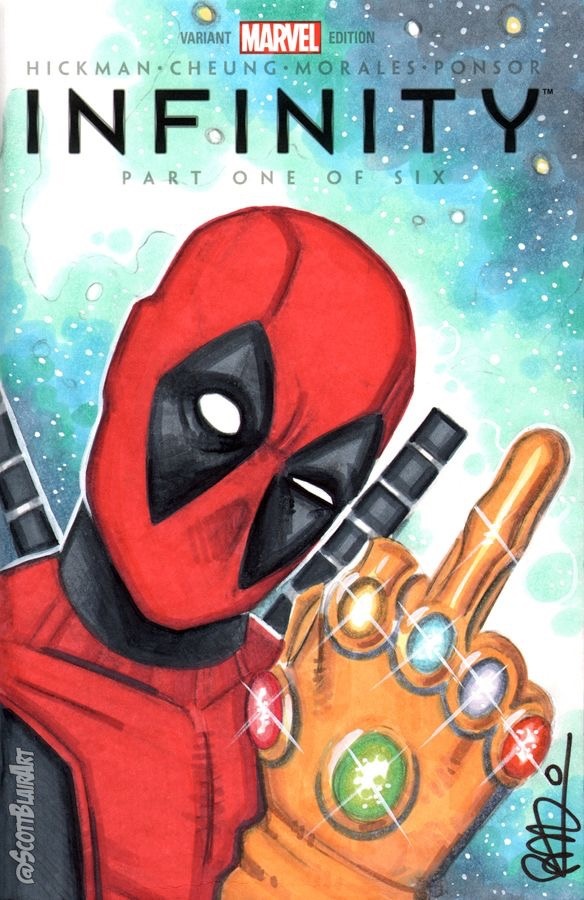 If Deadpool snapped his fingers with the Infinity Gauntlet